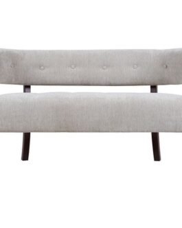 Curved Back Tufted Bench Settee Comfort Zone