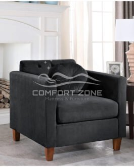 Carson Velvet Classic Arm Chair Comfort Zone