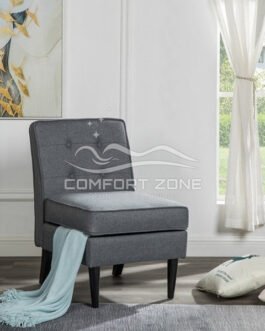 Oliver Polyester Fabric Storage Accent Chair Comfort Zone