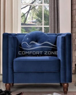 Roberta Velvet Armchair Comfort Zone