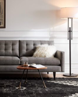 Button Tufted Petrie Midcentury Sofa Comfort Zone