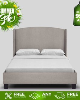 Nail head Upholstered Bed Comfort Zone