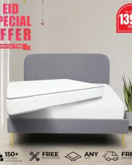 Velvet Upholstered Bed Comfort Zone
