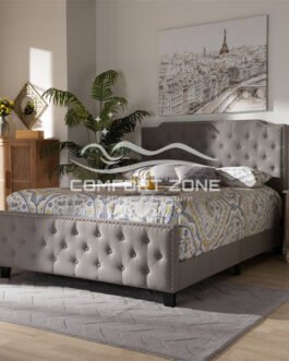 Enzers Upholstered Button-tufted Panel Bed Comfort Zone