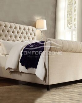 Rolled Tufted Headboard Bed Comfort Zone