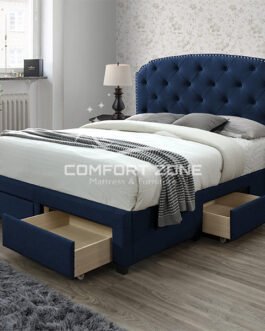 Pogradec Tufted Storage Bed Comfort Zone