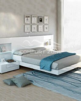 Elida White Bed Frame Comfort Zone