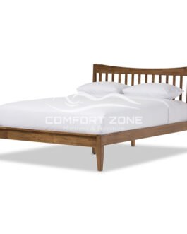 Modern Solid Walnut Platform Bed Comfort Zone