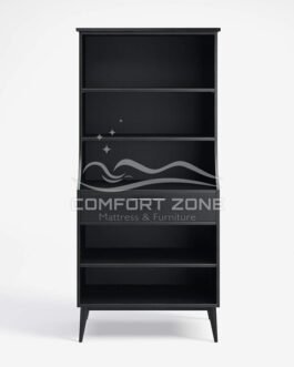 Olivier Black Bookcase Comfort Zone