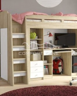 Single Mid Sleeper Bed with Furniture Set Comfort Zone