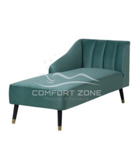 Anne Velvet Chaise Lounge Comfort Zone