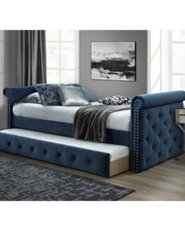 Tufted Twin Daybed with Trundle Comfort Zone