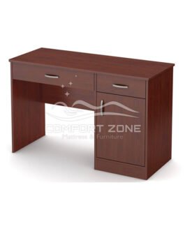 Small Computer Desk in Brown Comfort Zone