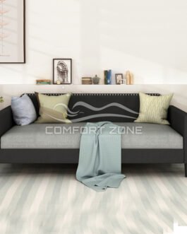 Polyester twin daybed, Gray Comfort Zone