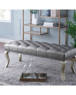 Faux Leather Upholstered Seat Comfort Zone