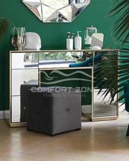 Mirrored Dressing Table  with Stool Comfort Zone