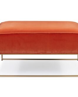 Square Standard Velvet Ottoman Comfort Zone