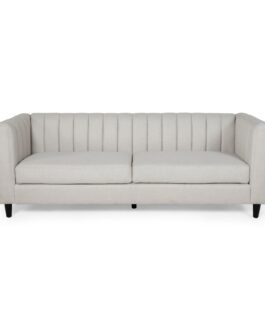 Contemporary Channel Stitched 3 Seater Sofa Comfort Zone