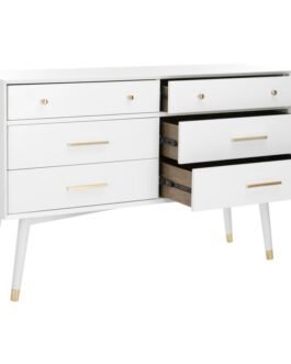 6 Drawer Dresser in White Comfort Zone
