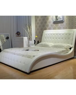 Modern Fully Tufted Curved Bed Comfort Zone