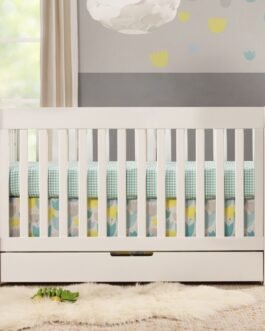 2-in-1 Convertible Crib with Storage Comfort Zone