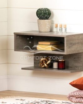 Wall Mounted Open Shelves Night Stand Comfort Zone