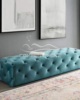 Button Tufted Entryway Bench Comfort Zone