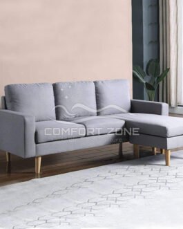 Jasper Grey Sectional Sofa Comfort Zone