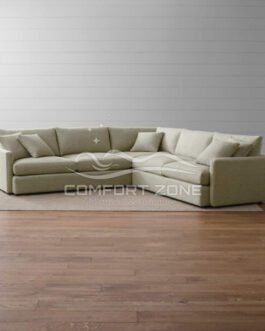 Queen Lounge Sectional Sofa ComfortZone