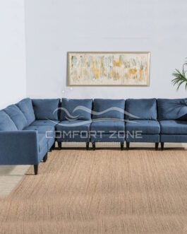 7-piece Fabric Sectional Sofa Set Comfort Zone