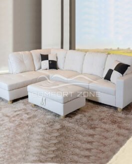Russ Sectional with Ottoman Comfort Zone