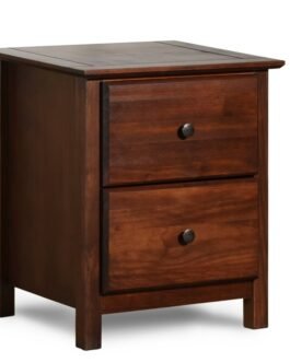 2 Drawer Solid Plywood Nightstand Comfort Zone