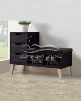 Shoe Storage Cabinet with Bench Comfort Zone