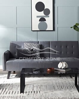 Anabella 3-Seater Fabric Sofa Cum Bed Comfort Zone