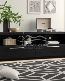 2 Drawer Ply Wood TV Stand Comfort Zone
