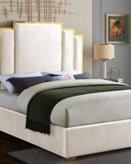 Velvet Upholstered Bed Frame Comfort Zone