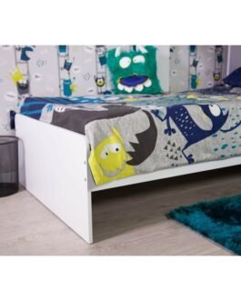 Single L-Shape Bunk Bed with Shelf Comfort Zone