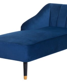 Anne Velvet Chaise Lounge Comfort Zone