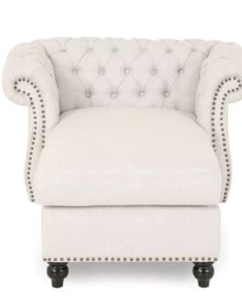 Tufted Rolled Arms Chaise Lounge Comfort Zone
