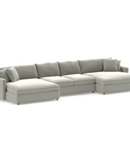 3-Piece Double Chaise Sectional Sofa ComfortZone