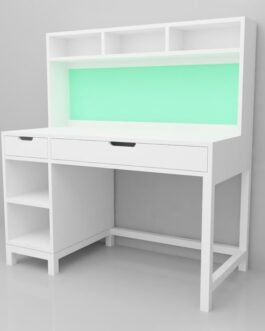 Mayfield Study Table in White Comfort Zone